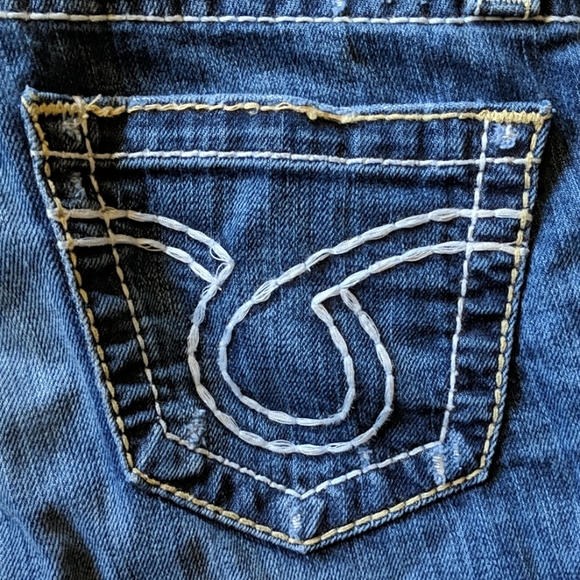 Big Star Nico Light Distressed Straight Leg Jeans - Picture 3 of 13